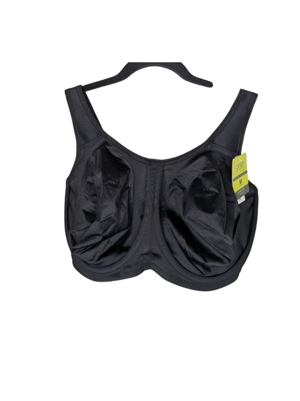 Wacoal Simone Sports Bra Underwire Maximum Support Black 36I 855170